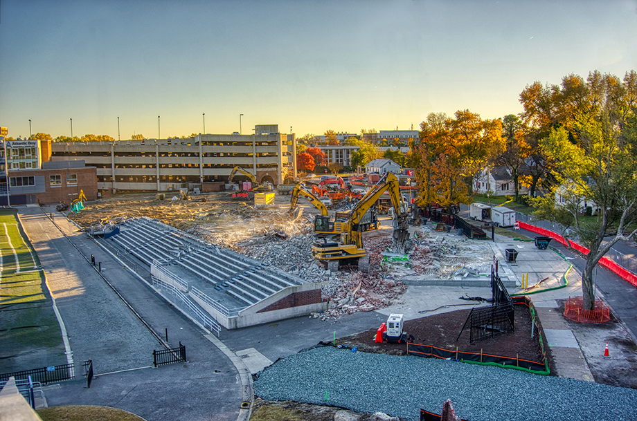 Macsons Demolishes Stadium.